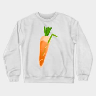 Healthy Carrot Juice Crewneck Sweatshirt